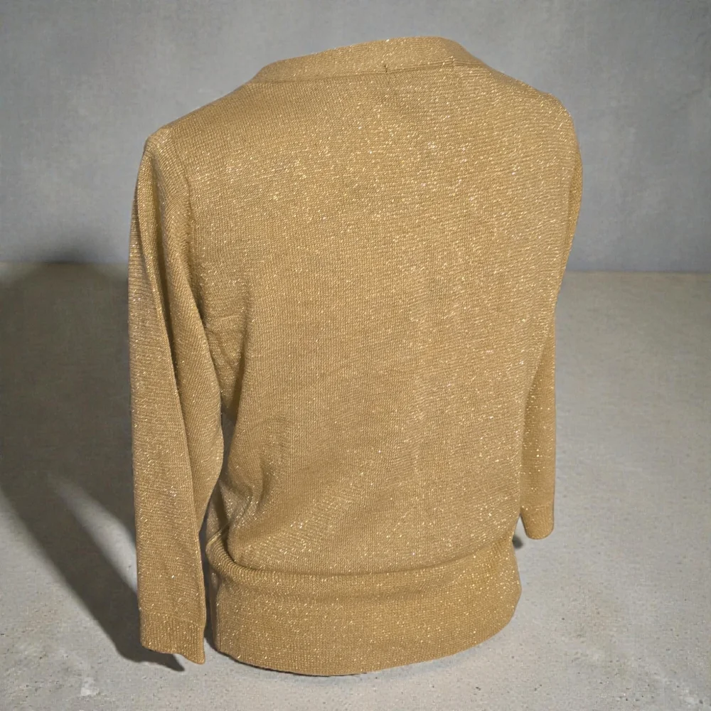 AB‎ Studio Metallic Knit Sweater